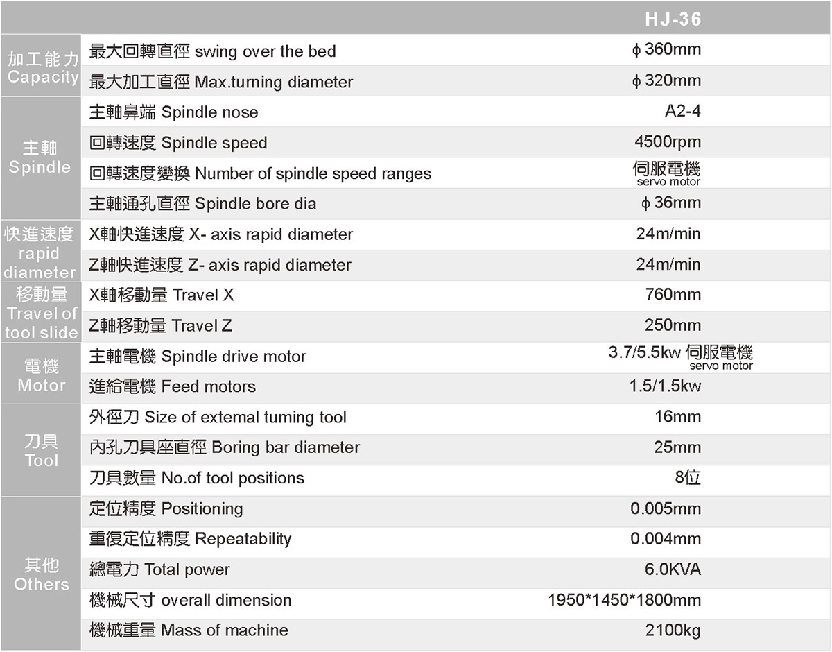 斜床身精密数控车床